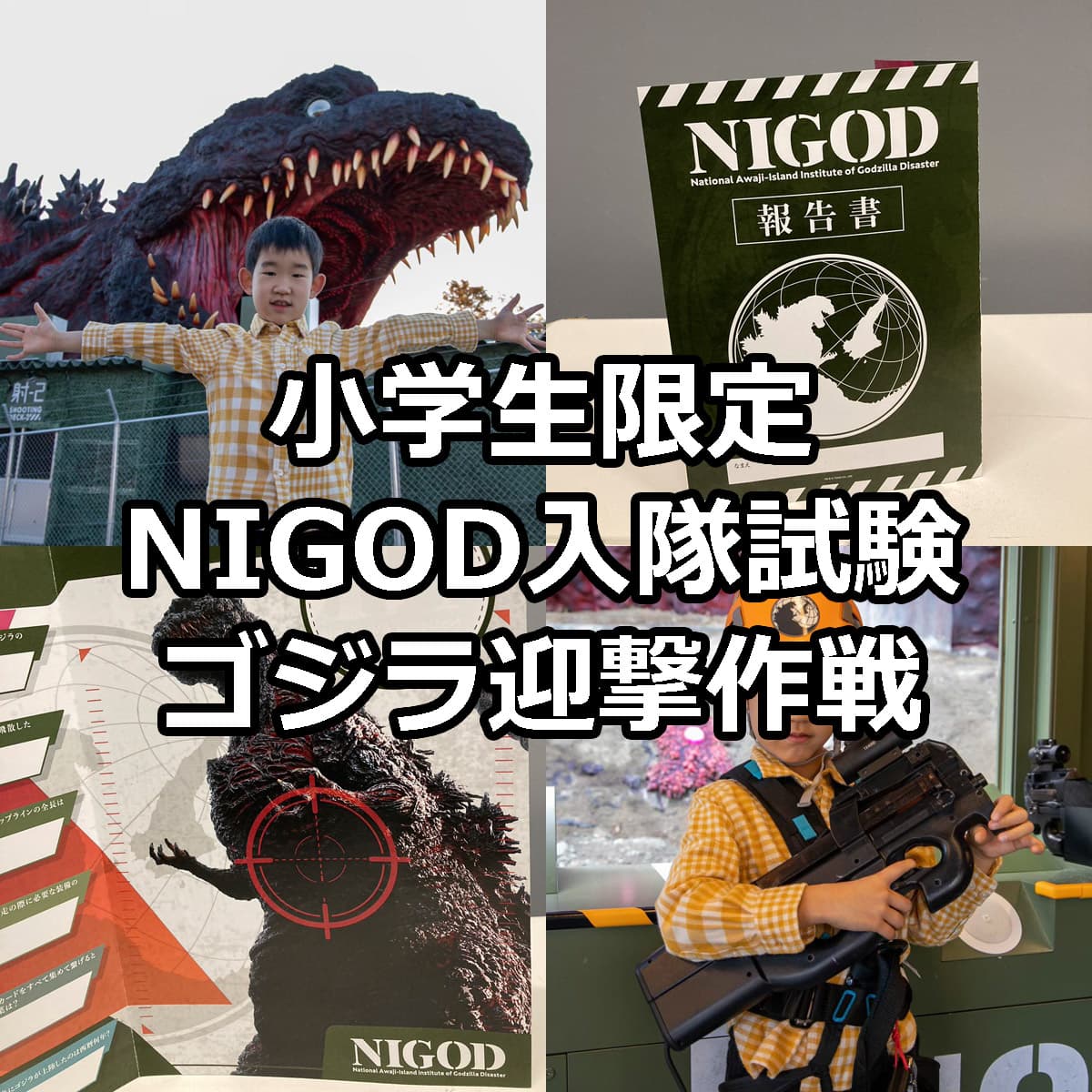 小学生限定「NIGOD入隊試験」ゴジラ迎撃作戦